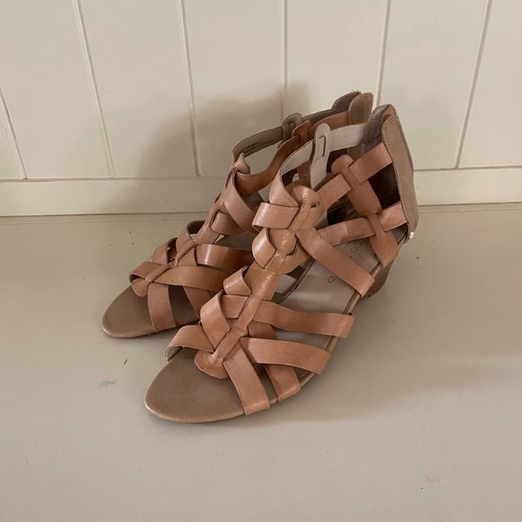 Wedge Cage Sandals - Picture 1 of 3